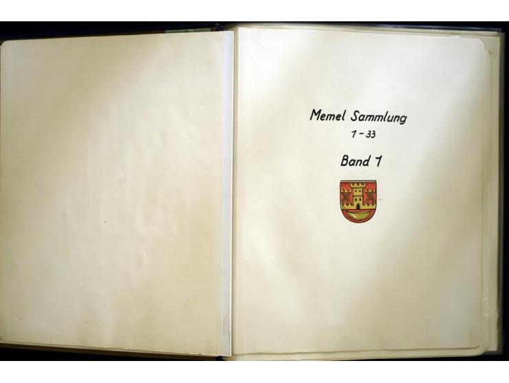 1920/22, vorwiegend ungebrauchte, 4-bändige Spezialsammlung von Druckdaten, Zwischenstegpaare und Millesime, dabei viele Einh