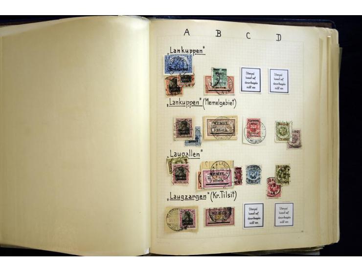 AGLOHNEN bis WISCHWILL, sehr schöne und umfangreiche Stempelsammlung, gesammelt nach Ausgaben, dabei viele bessere Stempel u.