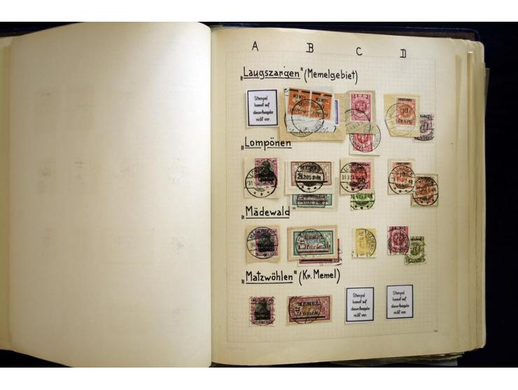 AGLOHNEN bis WISCHWILL, sehr schöne und umfangreiche Stempelsammlung, gesammelt nach Ausgaben, dabei viele bessere Stempel u.
