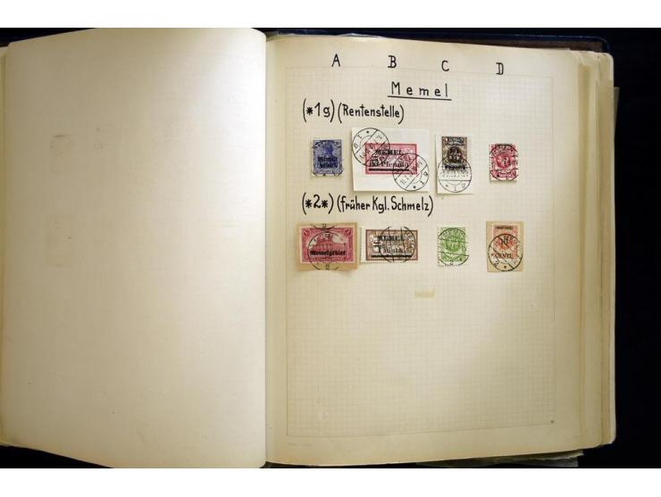 AGLOHNEN bis WISCHWILL, sehr schöne und umfangreiche Stempelsammlung, gesammelt nach Ausgaben, dabei viele bessere Stempel u.