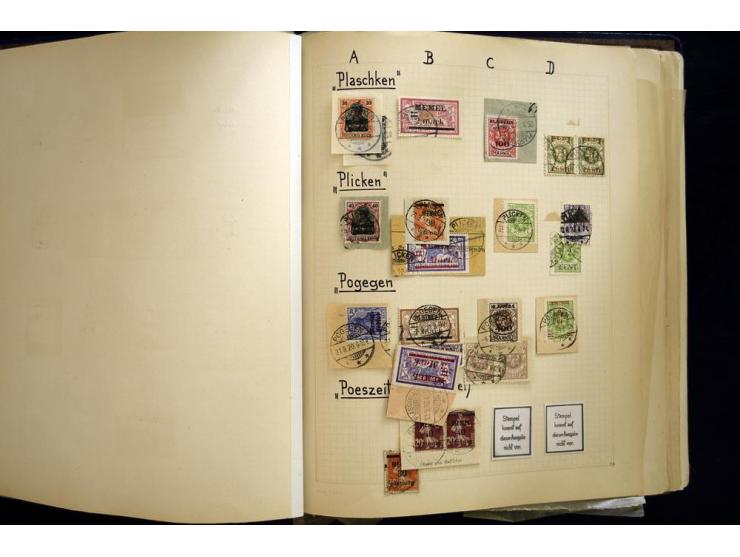 AGLOHNEN bis WISCHWILL, sehr schöne und umfangreiche Stempelsammlung, gesammelt nach Ausgaben, dabei viele bessere Stempel u.
