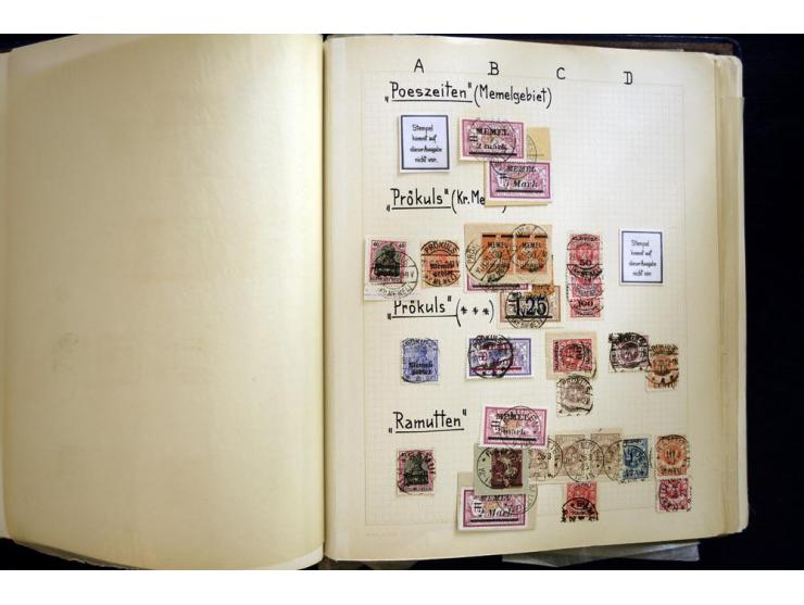 AGLOHNEN bis WISCHWILL, sehr schöne und umfangreiche Stempelsammlung, gesammelt nach Ausgaben, dabei viele bessere Stempel u.