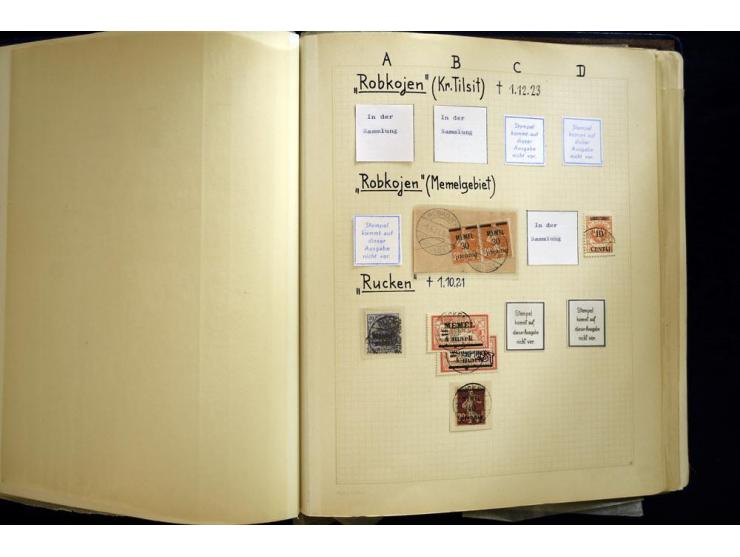 AGLOHNEN bis WISCHWILL, sehr schöne und umfangreiche Stempelsammlung, gesammelt nach Ausgaben, dabei viele bessere Stempel u.