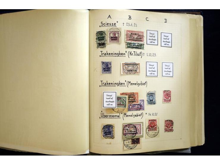 AGLOHNEN bis WISCHWILL, sehr schöne und umfangreiche Stempelsammlung, gesammelt nach Ausgaben, dabei viele bessere Stempel u.