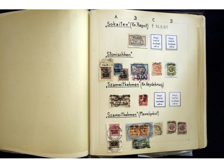 AGLOHNEN bis WISCHWILL, sehr schöne und umfangreiche Stempelsammlung, gesammelt nach Ausgaben, dabei viele bessere Stempel u.
