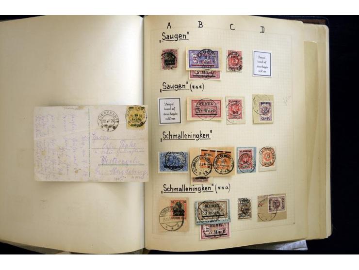 AGLOHNEN bis WISCHWILL, sehr schöne und umfangreiche Stempelsammlung, gesammelt nach Ausgaben, dabei viele bessere Stempel u.