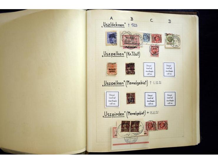 AGLOHNEN bis WISCHWILL, sehr schöne und umfangreiche Stempelsammlung, gesammelt nach Ausgaben, dabei viele bessere Stempel u.