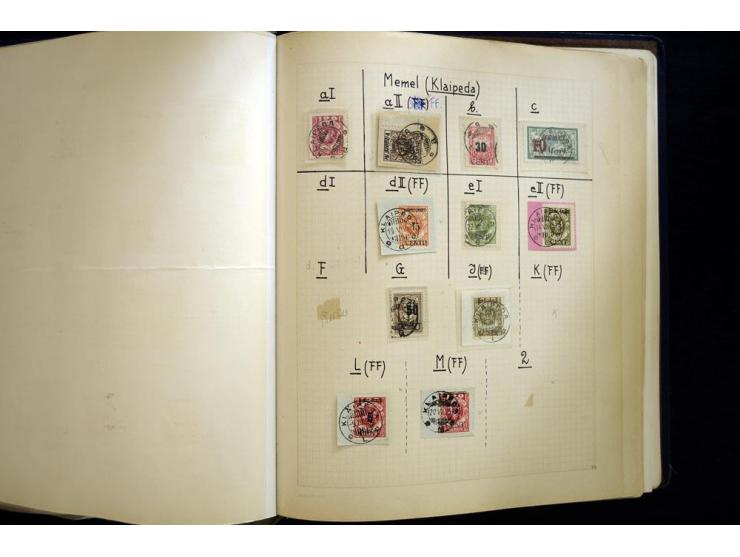 AGLOHNEN bis WISCHWILL, sehr schöne und umfangreiche Stempelsammlung, gesammelt nach Ausgaben, dabei viele bessere Stempel u.