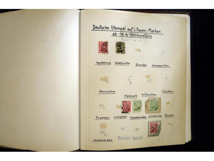 AGLOHNEN bis WISCHWILL, sehr schöne und umfangreiche Stempelsammlung, gesammelt nach Ausgaben, dabei viele bessere Stempel u.