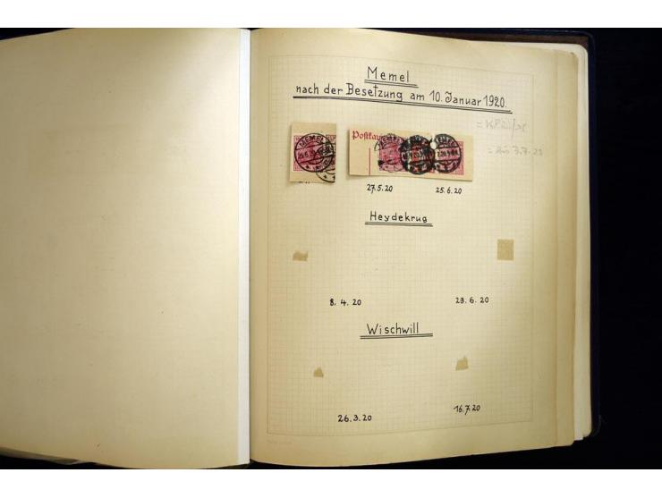AGLOHNEN bis WISCHWILL, sehr schöne und umfangreiche Stempelsammlung, gesammelt nach Ausgaben, dabei viele bessere Stempel u.
