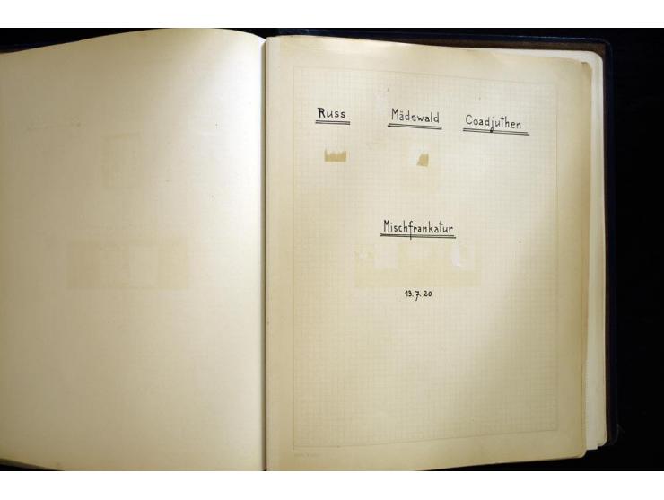 AGLOHNEN bis WISCHWILL, sehr schöne und umfangreiche Stempelsammlung, gesammelt nach Ausgaben, dabei viele bessere Stempel u.