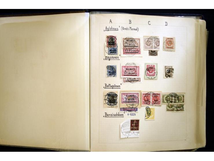 AGLOHNEN bis WISCHWILL, sehr schöne und umfangreiche Stempelsammlung, gesammelt nach Ausgaben, dabei viele bessere Stempel u.