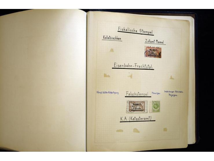 AGLOHNEN bis WISCHWILL, sehr schöne und umfangreiche Stempelsammlung, gesammelt nach Ausgaben, dabei viele bessere Stempel u.