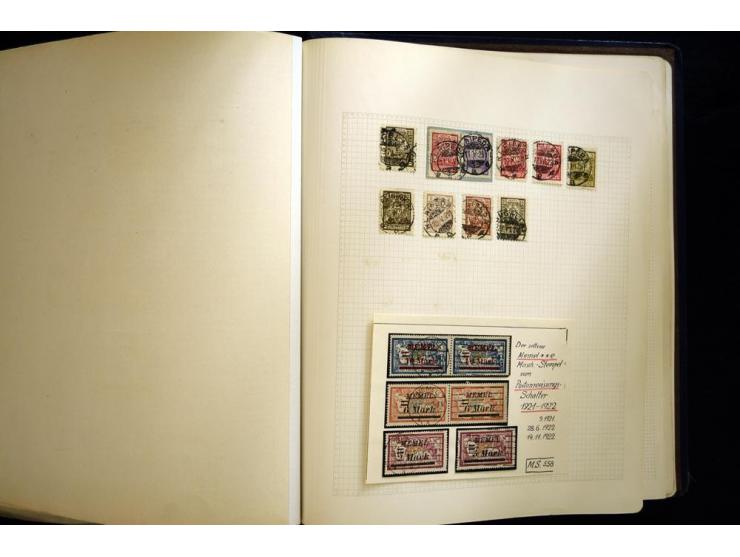 AGLOHNEN bis WISCHWILL, sehr schöne und umfangreiche Stempelsammlung, gesammelt nach Ausgaben, dabei viele bessere Stempel u.