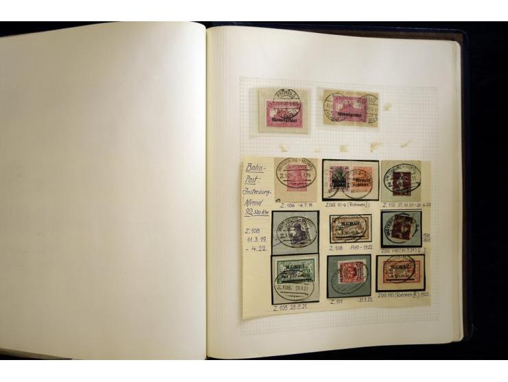 AGLOHNEN bis WISCHWILL, sehr schöne und umfangreiche Stempelsammlung, gesammelt nach Ausgaben, dabei viele bessere Stempel u.