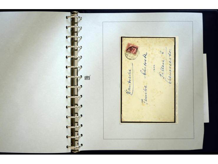 1939, deutsche und litauische Stempel, sehr interessante 2-bändige Sammlung von AGLOHNEN (AGLONENAI) bis WISCHWILL (VIESVILE)
