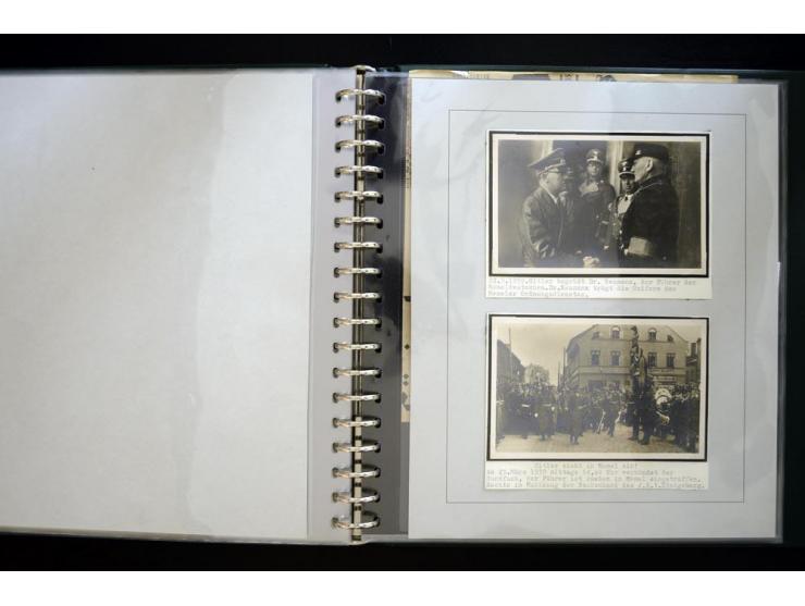 1939, Rückgabe des Memelgebietes an das Deutsche Reich, interessante Sammlung von 12 Fotos und einigen Zeitungsberichten