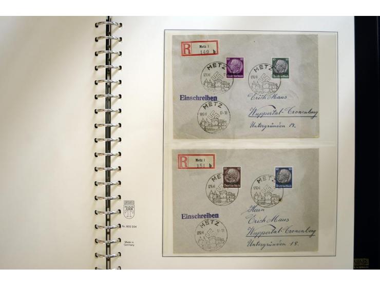 1939/45, sehr schöne, meist postfrische Sammlung, dabei Albanien Mi.-Nr. 1-14, Estland Mi.-Nr. 1-3U, Dünkirchen Frankreich Mi