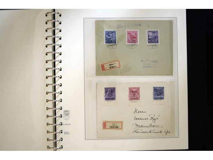 1939/45, sehr schöne, meist postfrische Sammlung, dabei Albanien Mi.-Nr. 1-14, Estland Mi.-Nr. 1-3U, Dünkirchen Frankreich Mi