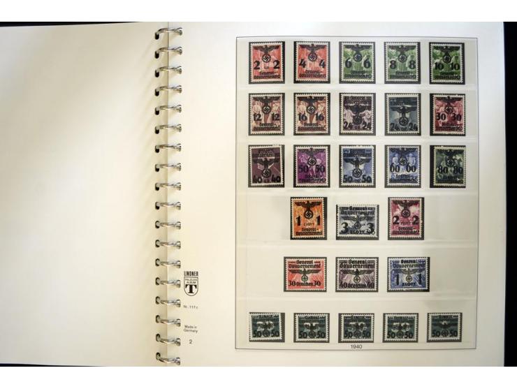 1939/45, sehr schöne, meist postfrische Sammlung, dabei Albanien Mi.-Nr. 1-14, Estland Mi.-Nr. 1-3U, Dünkirchen Frankreich Mi