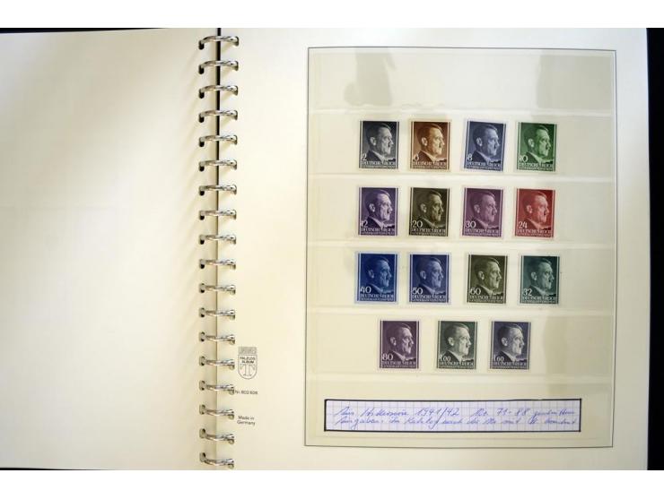 1939/45, sehr schöne, meist postfrische Sammlung, dabei Albanien Mi.-Nr. 1-14, Estland Mi.-Nr. 1-3U, Dünkirchen Frankreich Mi