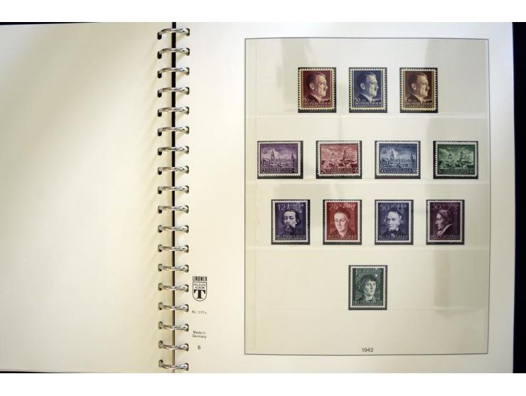 1939/45, sehr schöne, meist postfrische Sammlung, dabei Albanien Mi.-Nr. 1-14, Estland Mi.-Nr. 1-3U, Dünkirchen Frankreich Mi