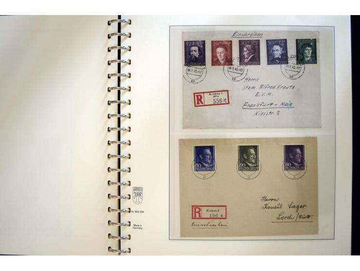 1939/45, sehr schöne, meist postfrische Sammlung, dabei Albanien Mi.-Nr. 1-14, Estland Mi.-Nr. 1-3U, Dünkirchen Frankreich Mi