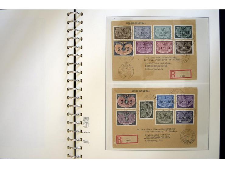 1939/45, sehr schöne, meist postfrische Sammlung, dabei Albanien Mi.-Nr. 1-14, Estland Mi.-Nr. 1-3U, Dünkirchen Frankreich Mi