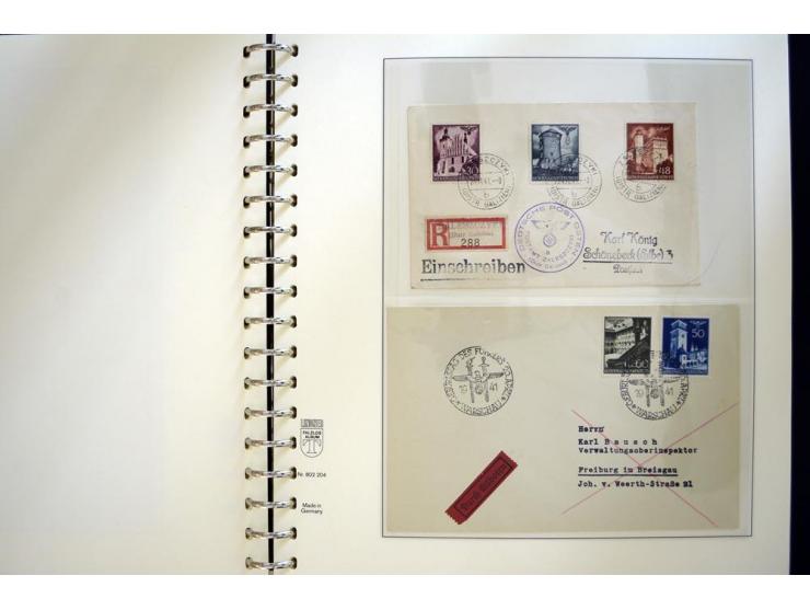 1939/45, sehr schöne, meist postfrische Sammlung, dabei Albanien Mi.-Nr. 1-14, Estland Mi.-Nr. 1-3U, Dünkirchen Frankreich Mi