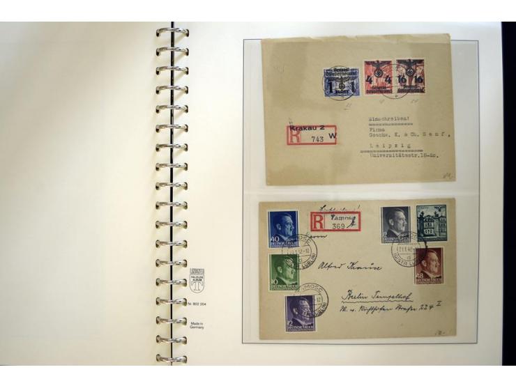 1939/45, sehr schöne, meist postfrische Sammlung, dabei Albanien Mi.-Nr. 1-14, Estland Mi.-Nr. 1-3U, Dünkirchen Frankreich Mi