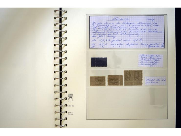 1939/45, sehr schöne, meist postfrische Sammlung, dabei Albanien Mi.-Nr. 1-14, Estland Mi.-Nr. 1-3U, Dünkirchen Frankreich Mi