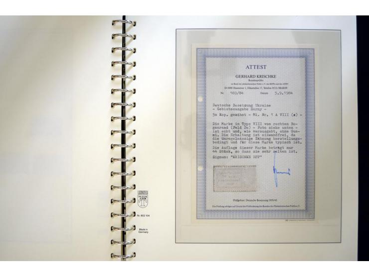 1939/45, sehr schöne, meist postfrische Sammlung, dabei Albanien Mi.-Nr. 1-14, Estland Mi.-Nr. 1-3U, Dünkirchen Frankreich Mi