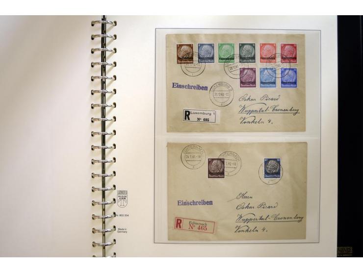 1939/45, sehr schöne, meist postfrische Sammlung, dabei Albanien Mi.-Nr. 1-14, Estland Mi.-Nr. 1-3U, Dünkirchen Frankreich Mi