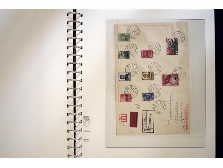 1939/45, sehr schöne, meist postfrische Sammlung, dabei Albanien Mi.-Nr. 1-14, Estland Mi.-Nr. 1-3U, Dünkirchen Frankreich Mi