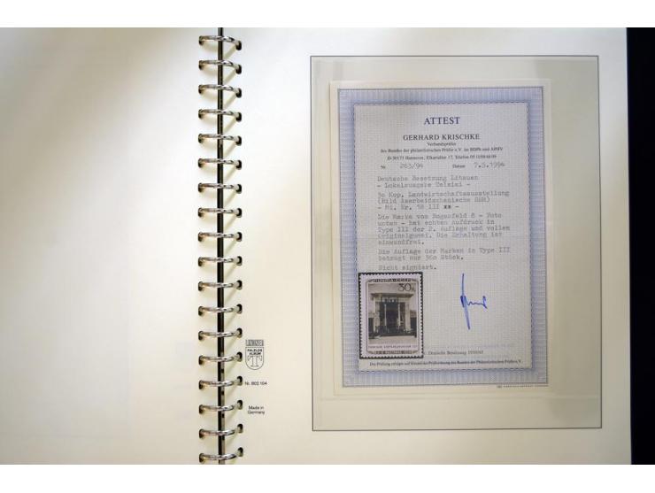 1939/45, sehr schöne, meist postfrische Sammlung, dabei Albanien Mi.-Nr. 1-14, Estland Mi.-Nr. 1-3U, Dünkirchen Frankreich Mi