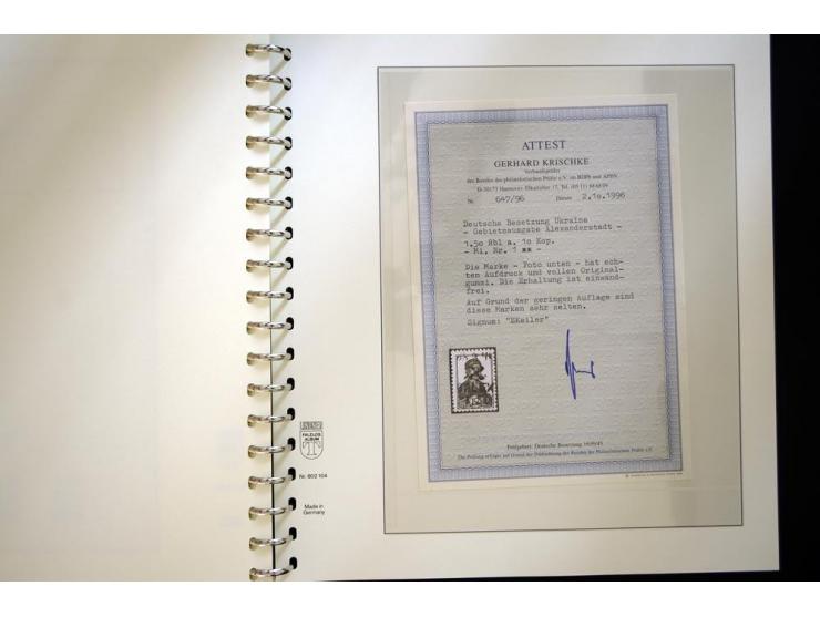 1939/45, sehr schöne, meist postfrische Sammlung, dabei Albanien Mi.-Nr. 1-14, Estland Mi.-Nr. 1-3U, Dünkirchen Frankreich Mi