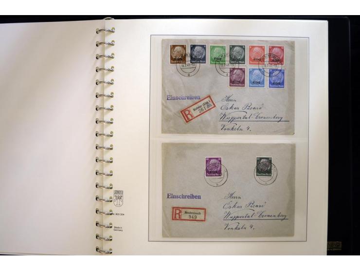 1939/45, sehr schöne, meist postfrische Sammlung, dabei Albanien Mi.-Nr. 1-14, Estland Mi.-Nr. 1-3U, Dünkirchen Frankreich Mi