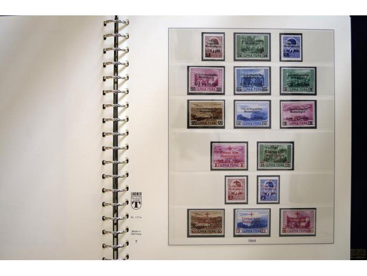 1939/45, sehr schöne, meist postfrische Sammlung, dabei Albanien Mi.-Nr. 1-14, Estland Mi.-Nr. 1-3U, Dünkirchen Frankreich Mi