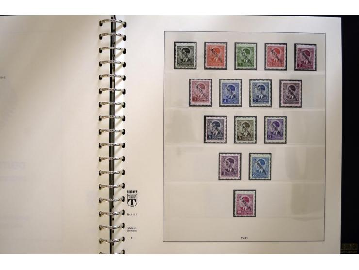 1939/45, sehr schöne, meist postfrische Sammlung, dabei Albanien Mi.-Nr. 1-14, Estland Mi.-Nr. 1-3U, Dünkirchen Frankreich Mi