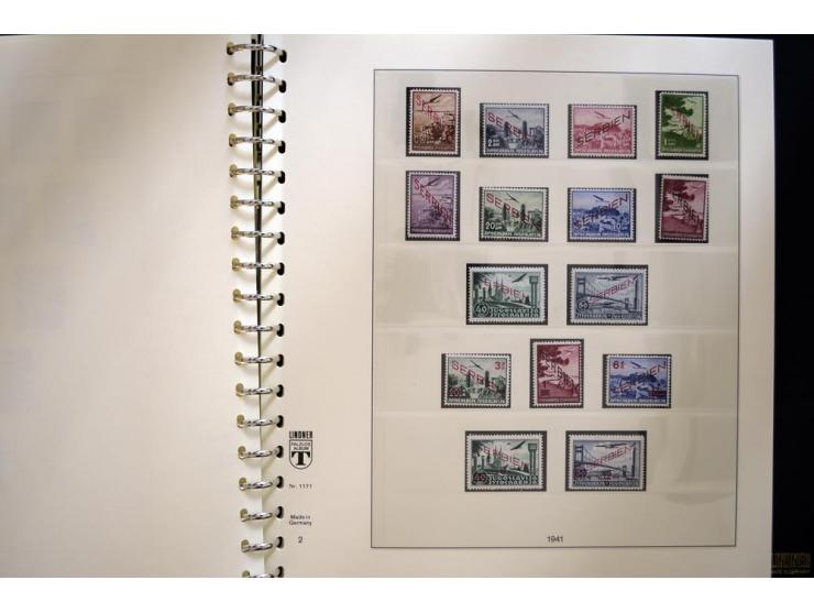 1939/45, sehr schöne, meist postfrische Sammlung, dabei Albanien Mi.-Nr. 1-14, Estland Mi.-Nr. 1-3U, Dünkirchen Frankreich Mi