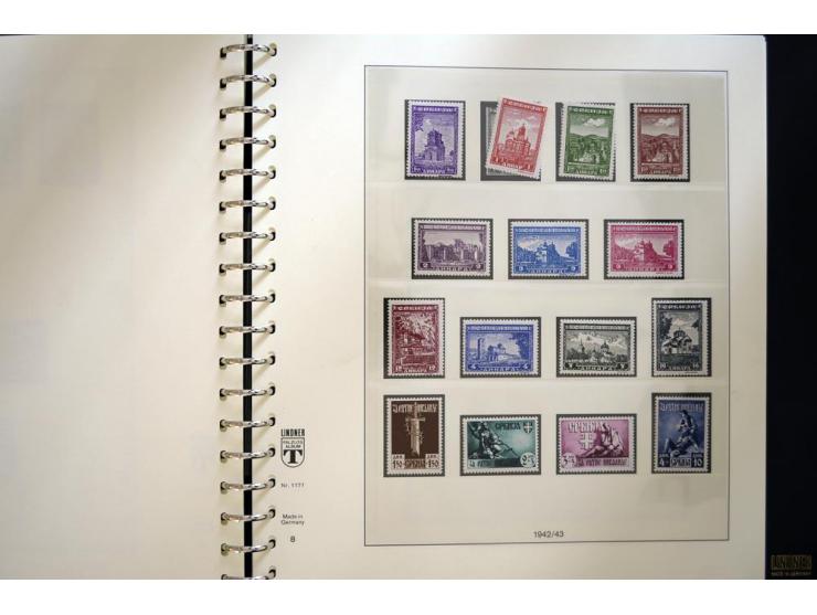 1939/45, sehr schöne, meist postfrische Sammlung, dabei Albanien Mi.-Nr. 1-14, Estland Mi.-Nr. 1-3U, Dünkirchen Frankreich Mi