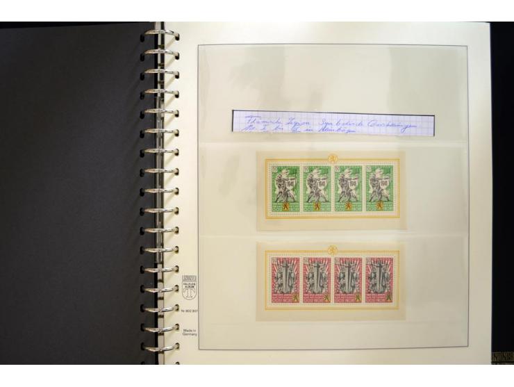 1939/45, sehr schöne, meist postfrische Sammlung, dabei Albanien Mi.-Nr. 1-14, Estland Mi.-Nr. 1-3U, Dünkirchen Frankreich Mi