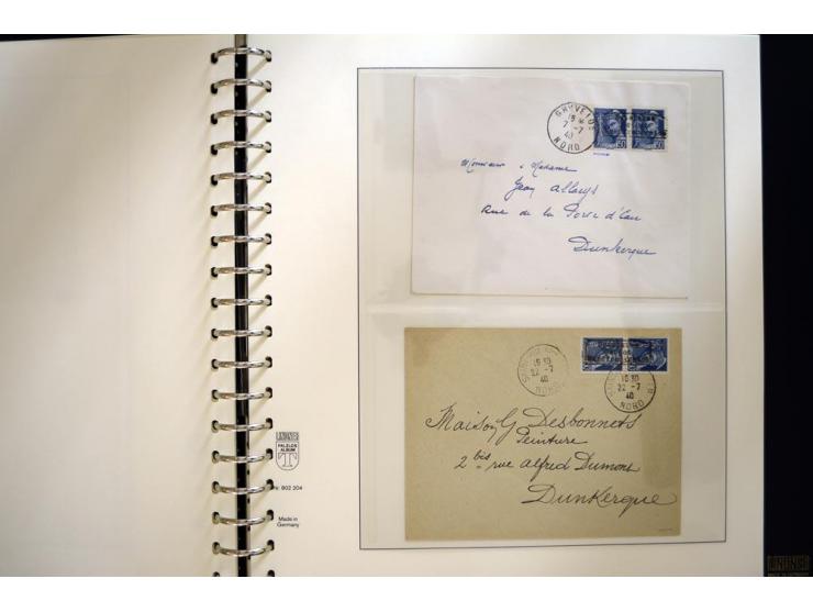 1939/45, sehr schöne, meist postfrische Sammlung, dabei Albanien Mi.-Nr. 1-14, Estland Mi.-Nr. 1-3U, Dünkirchen Frankreich Mi