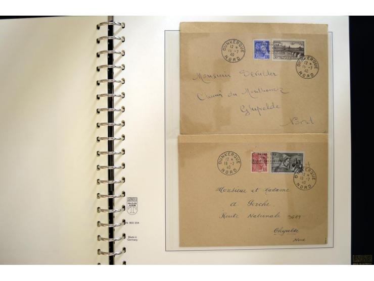 1939/45, sehr schöne, meist postfrische Sammlung, dabei Albanien Mi.-Nr. 1-14, Estland Mi.-Nr. 1-3U, Dünkirchen Frankreich Mi