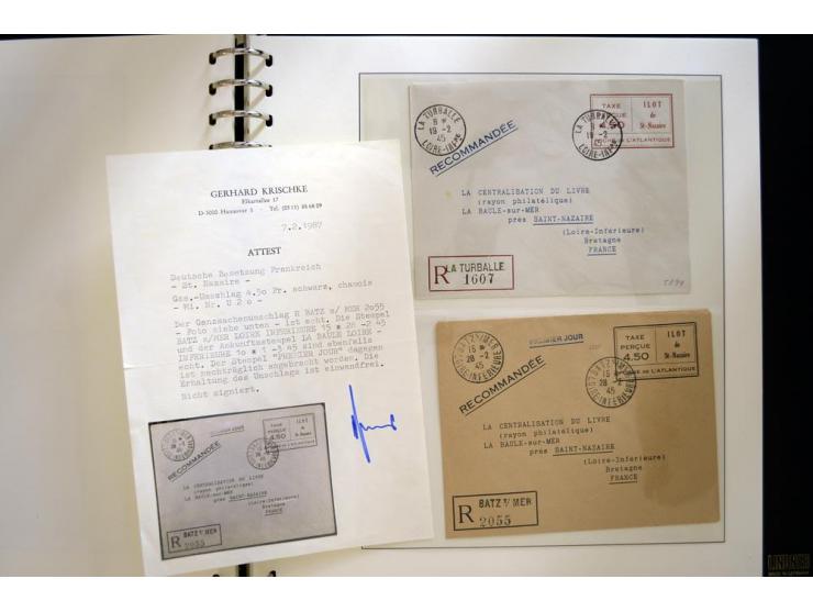 1939/45, sehr schöne, meist postfrische Sammlung, dabei Albanien Mi.-Nr. 1-14, Estland Mi.-Nr. 1-3U, Dünkirchen Frankreich Mi