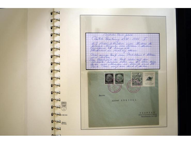 1939/45, sehr schöne, meist postfrische Sammlung, dabei Albanien Mi.-Nr. 1-14, Estland Mi.-Nr. 1-3U, Dünkirchen Frankreich Mi