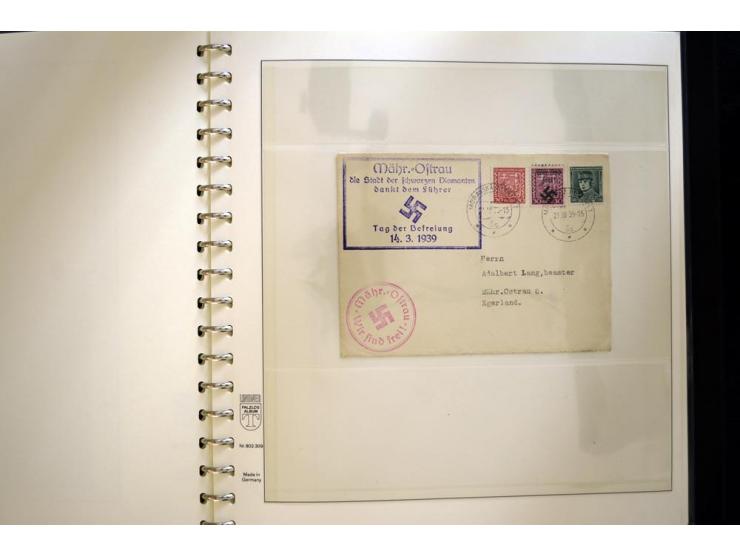 1939/45, sehr schöne, meist postfrische Sammlung, dabei Albanien Mi.-Nr. 1-14, Estland Mi.-Nr. 1-3U, Dünkirchen Frankreich Mi