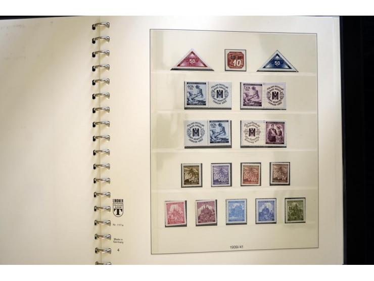 1939/45, sehr schöne, meist postfrische Sammlung, dabei Albanien Mi.-Nr. 1-14, Estland Mi.-Nr. 1-3U, Dünkirchen Frankreich Mi