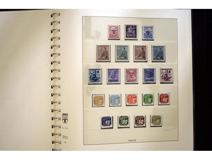 1939/45, sehr schöne, meist postfrische Sammlung, dabei Albanien Mi.-Nr. 1-14, Estland Mi.-Nr. 1-3U, Dünkirchen Frankreich Mi