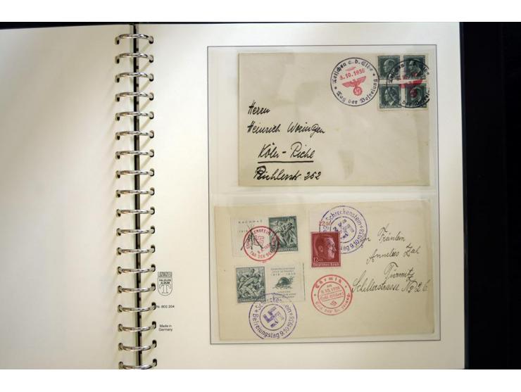 1939/45, sehr schöne, meist postfrische Sammlung, dabei Albanien Mi.-Nr. 1-14, Estland Mi.-Nr. 1-3U, Dünkirchen Frankreich Mi